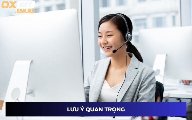 Những lưu ý quan trọng